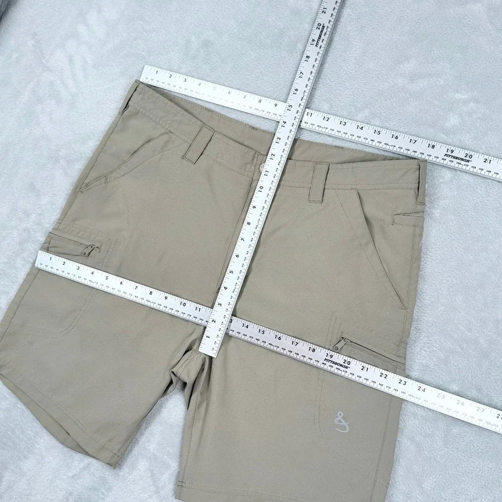 Hook & Tackle Driftwood Hybrid Shorts Mens 36 Khaki 9
